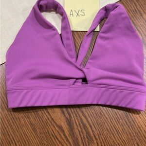 Tiger Friday AXS Purple Halter Dance Bra Top